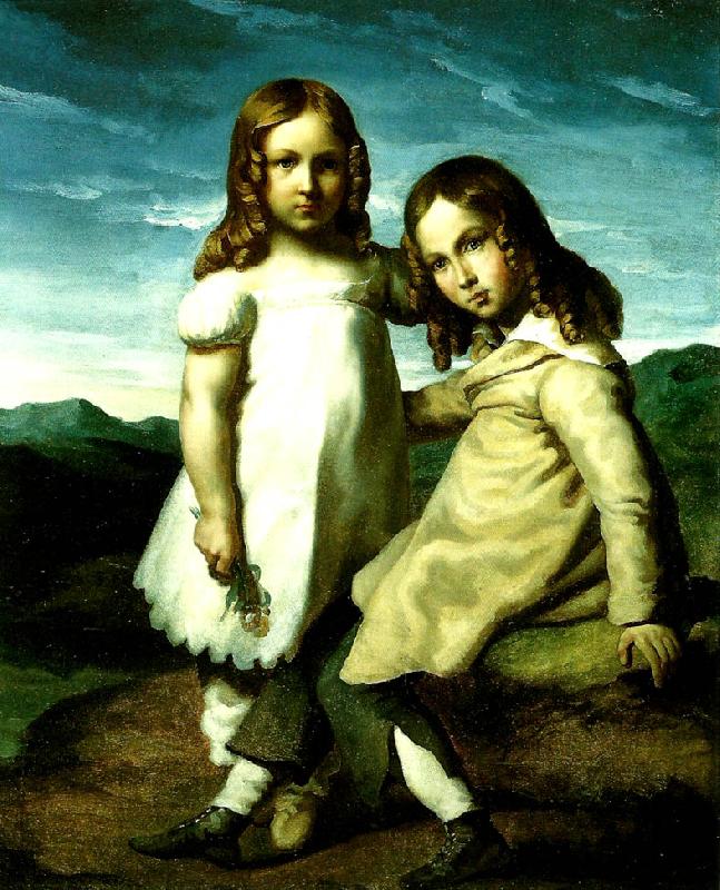 Theodore   Gericault les enfants dedreux